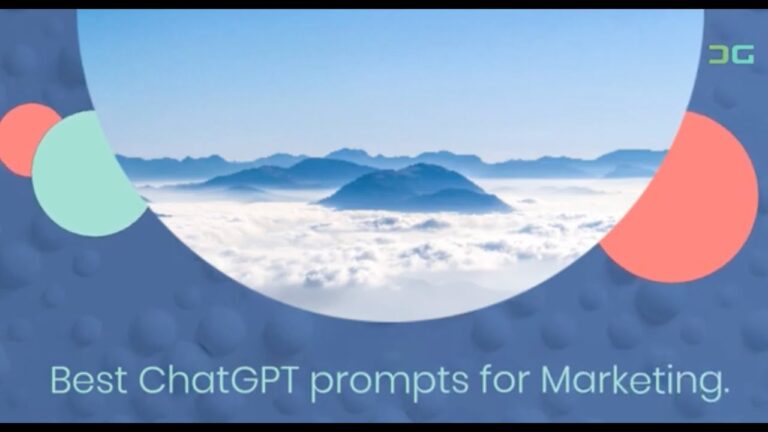 Best ChatGPT prompts for Marketing