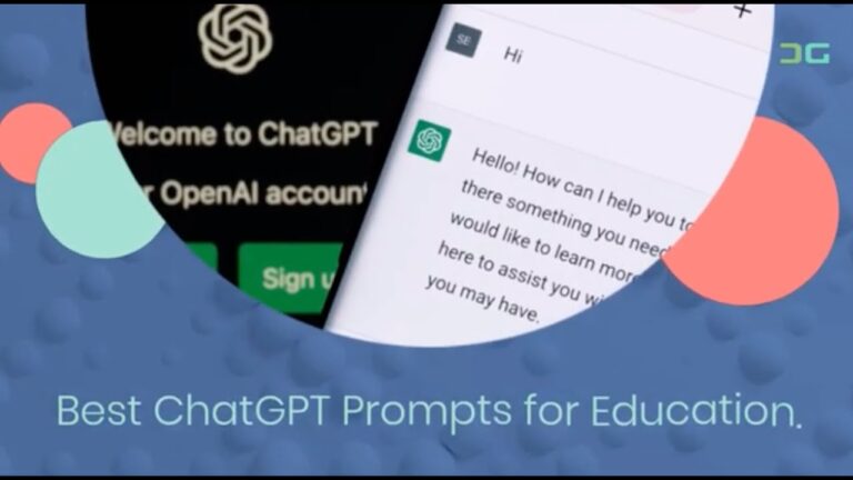 Best ChatGPT Prompts for Education