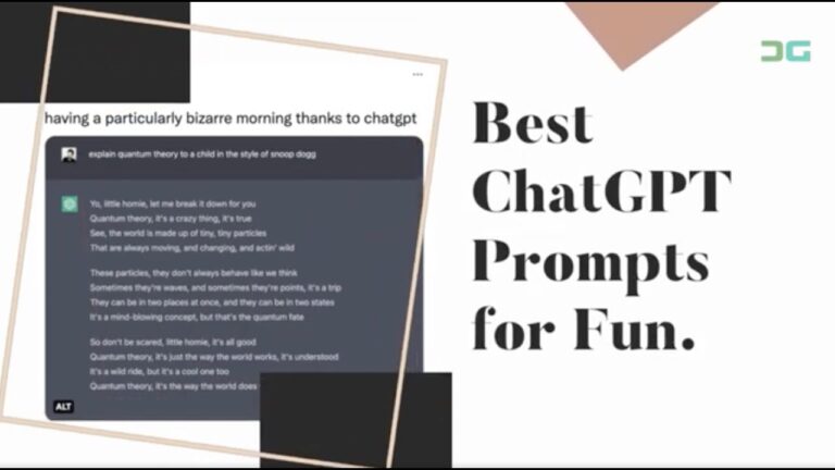 Best ChatGPT Prompts for Fun