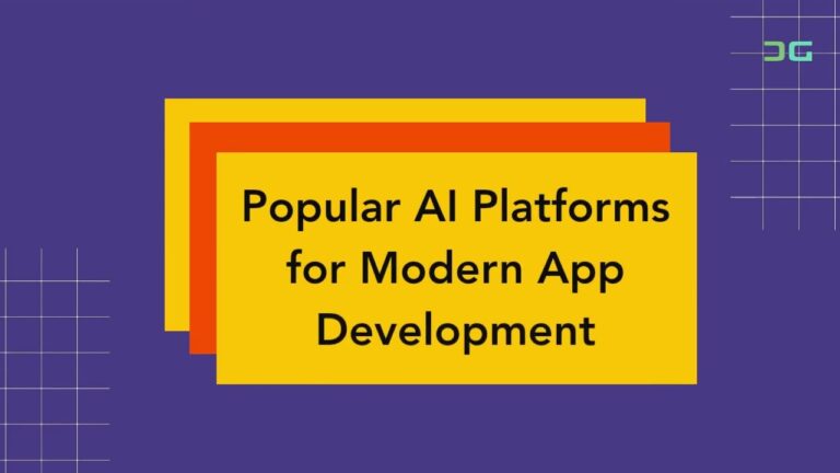 Popular AI Platforms for Modern App Development