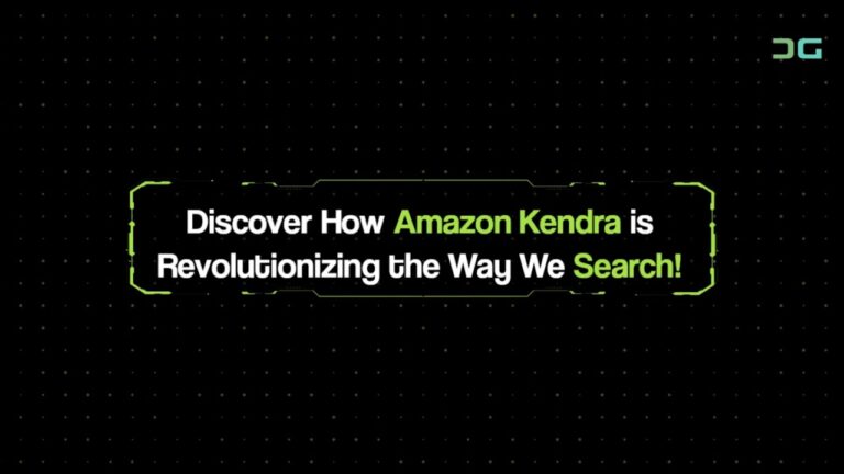 Discover How Amazon Kendra is Revolutionizing the Way We Search!