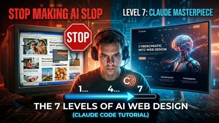 Stop Making “AI Slop”: The 7 Levels of Elite Web Design with Claude Code