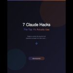 7 Claude AI Hacks the Top 1% Actually Use 🚀
