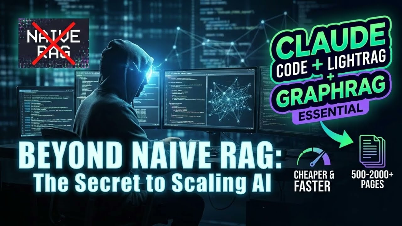 Stop Hitting the Context Window Wall: Build an Unstoppable AI Stack (LightRAG + Claude Code)