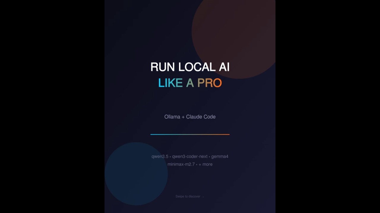Run Local AI Like a Pro! 🚀 (Ollama + Claude Code)