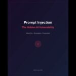 Is Your AI Safe? The Hidden Danger of Prompt Injection Explained!