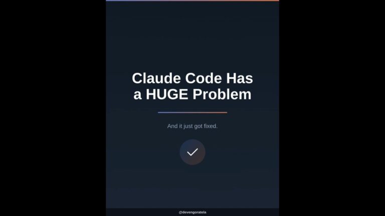 Claude Code Has a HUGE Problem (And We Just Fixed It!) 🚀