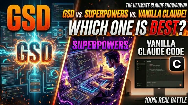 Stop Overcomplicating Your AI Stack! 🛑 Claude Code vs GSD vs Superpowers