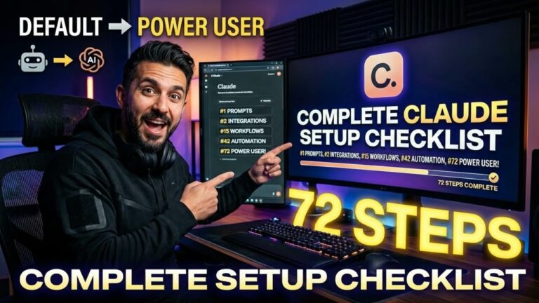 Master Claude AI in 72 Steps: The Ultimate Power User Setup!