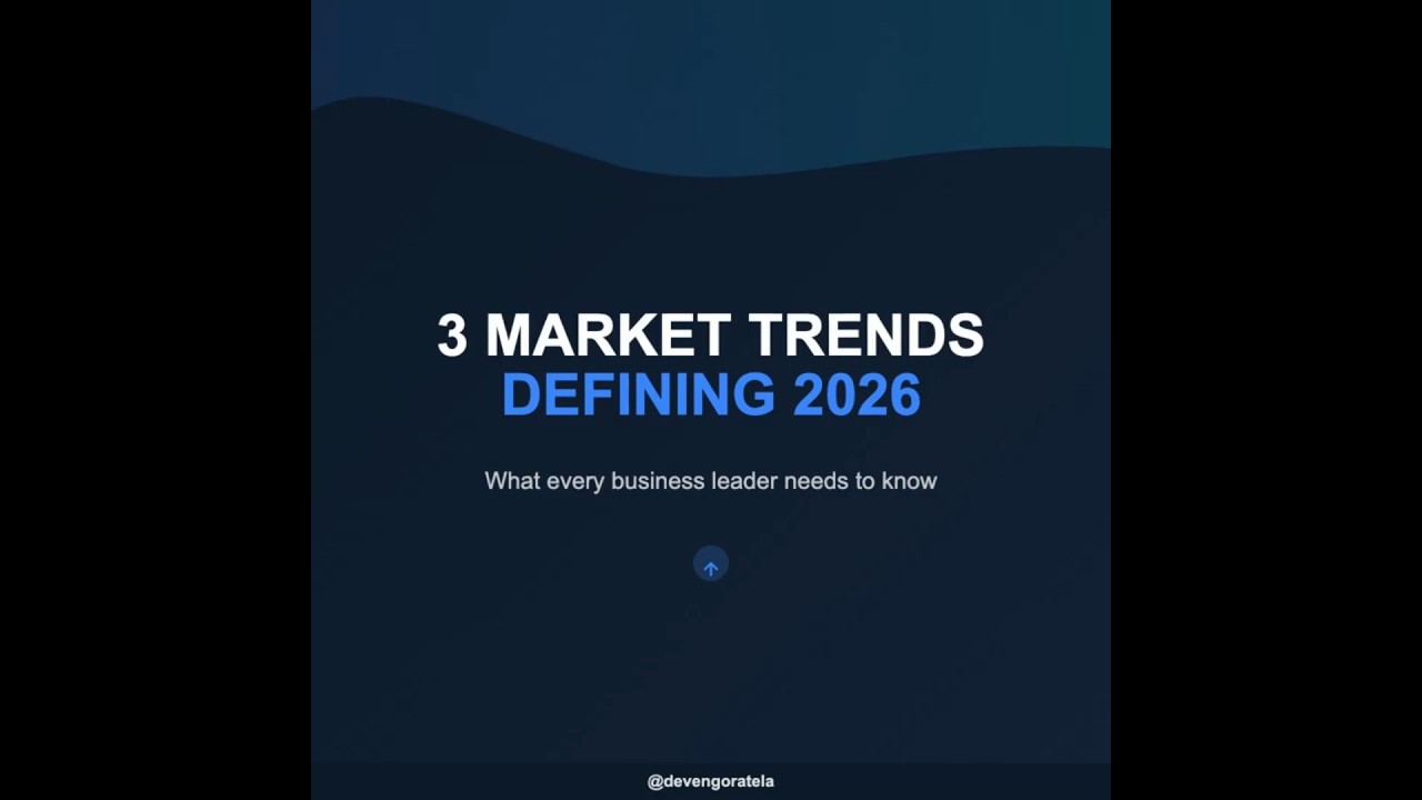 3 Massive Market Trends Redefining 2026 (Don’t Fall Behind!) 🚀