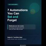 7 “Set & Forget” Automations Every Developer Needs (AI Agents) 🚀