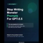 Stop Writing Monster Prompts for GPT-5.5 (Do THIS Instead!) 🚀