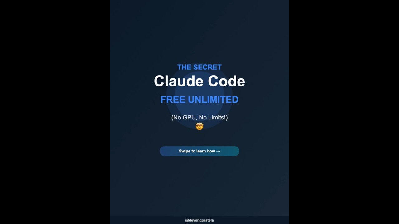 Unlock Claude Code for FREE: Unlimited Access with Zero GPU! 🤯