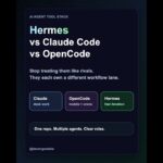 Claude Code vs Hermes vs OpenCode