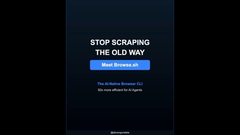 Stop Scraping the Old Way: Meet Browse.sh 🚀