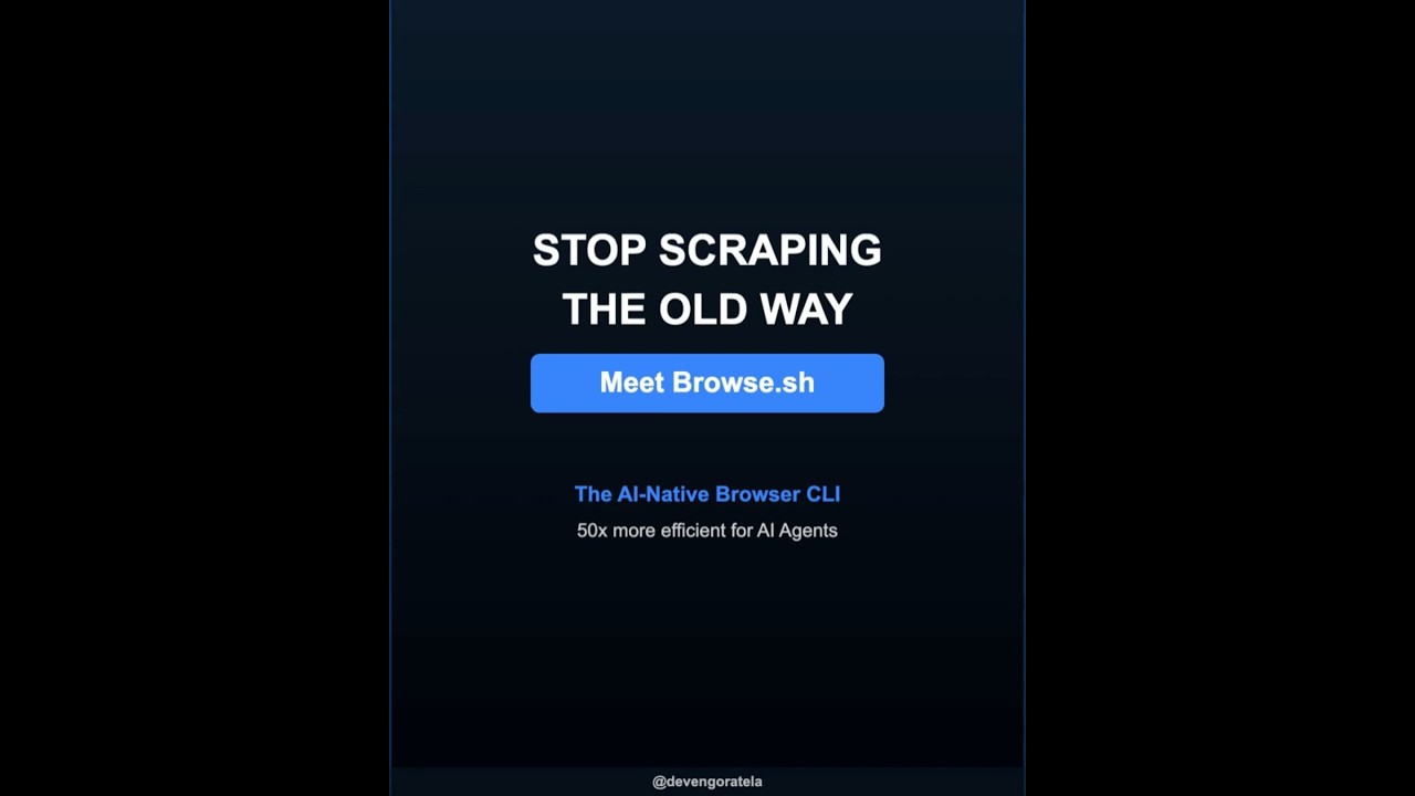 Stop Scraping the Old Way: Meet Browse.sh 🚀