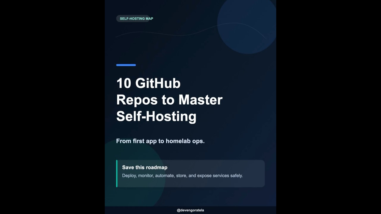 Master self-hosting with GitHub