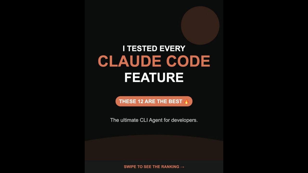 I Tested Every Claude Code Feature 🤖 #ai #coding #claudecode