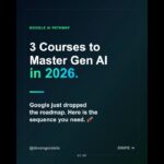 🚀 Google just dropped 3 AI learning paths. Here is the exact sequence to master them