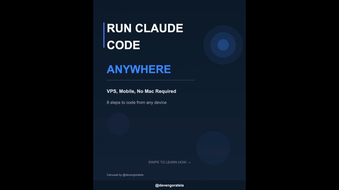 Run Claude Code Anywhere ↓