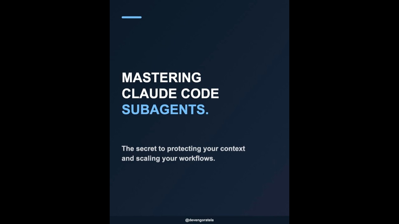 Mastering Claude Code Subagents