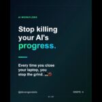 💻 Stop killing your AI’s progress every time you close your laptop.