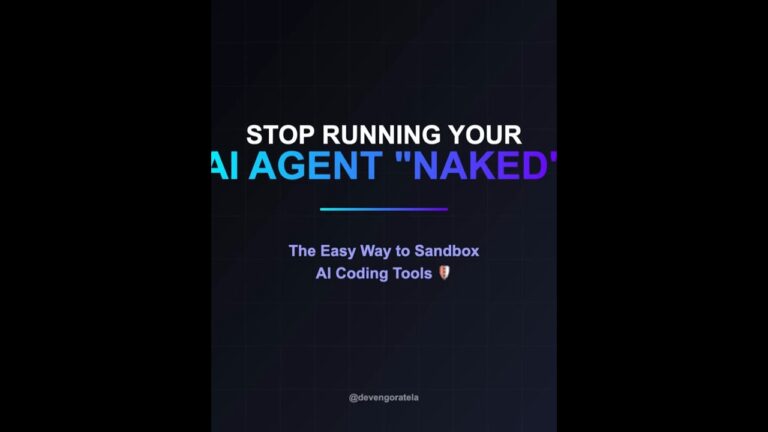 Stop Running Your AI Agent “Naked” 🛡️
