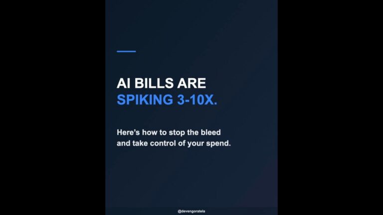 AI bills are spiking 3-10x