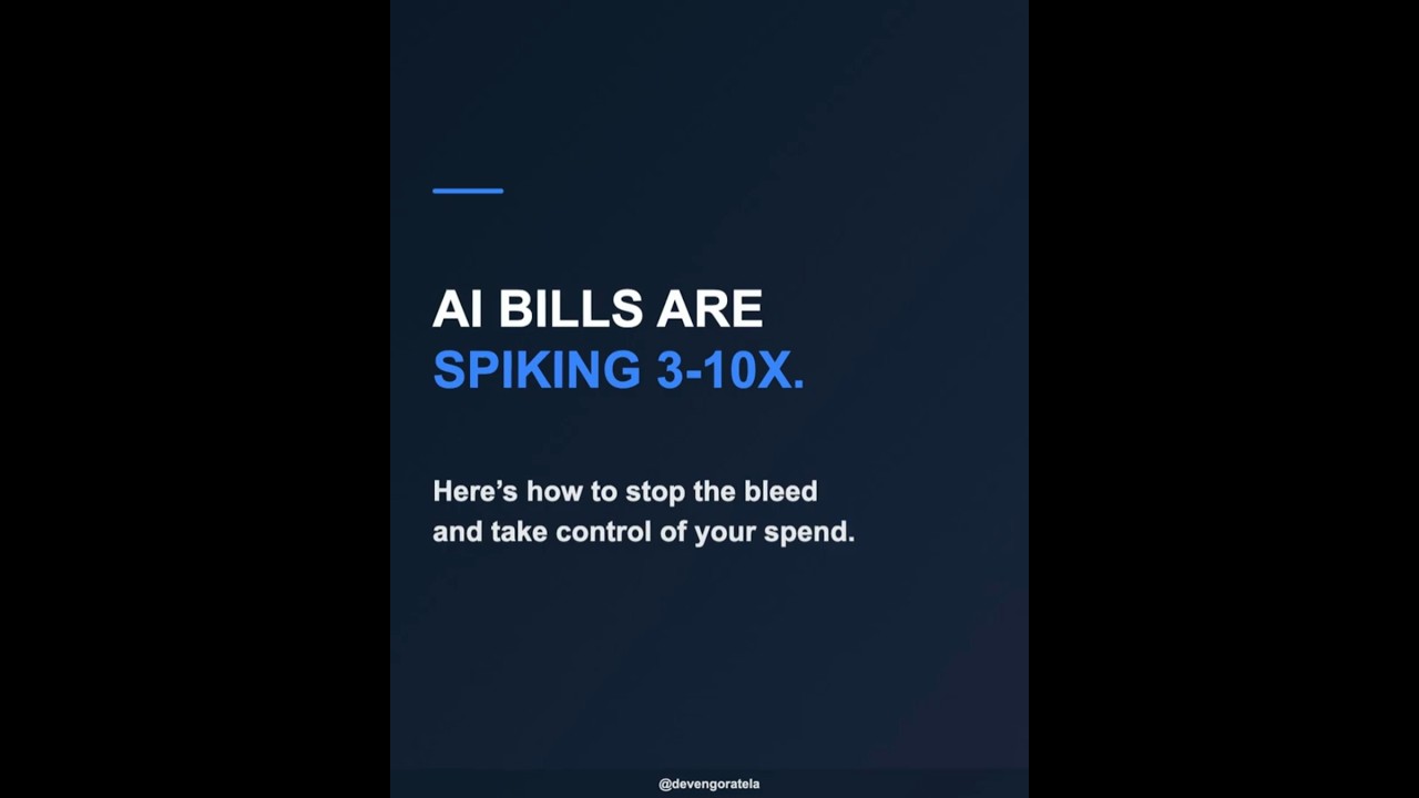 AI bills are spiking 3-10x