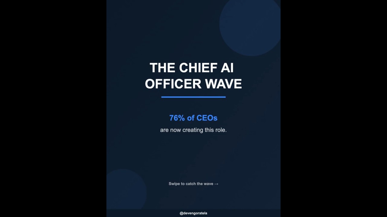 The Chief AI Officer Wave is here