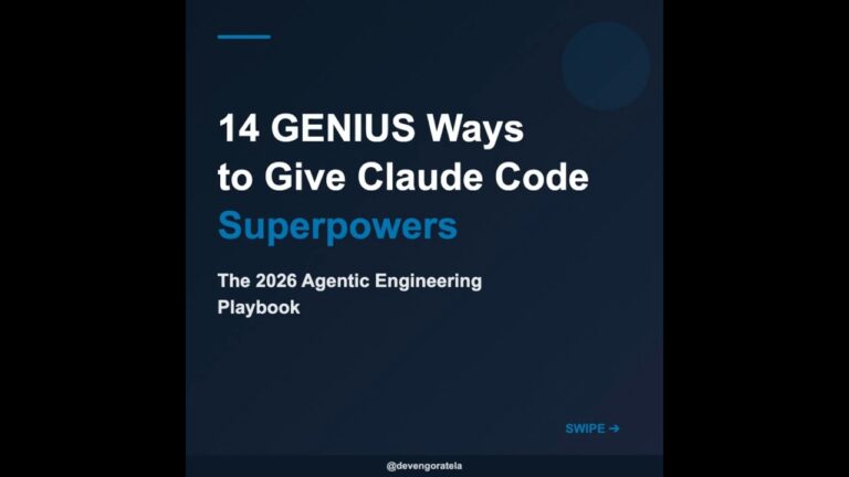 14 GENIUS Ways to Superpower Claude Code 🚀