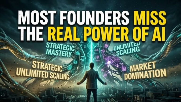 The AI Mistake 99% of Founders Make ❌ (How to Fix It)