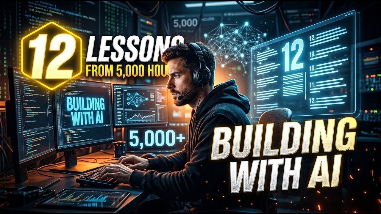 12 Brutal Truths After 5,000 Hours Building AI Systems