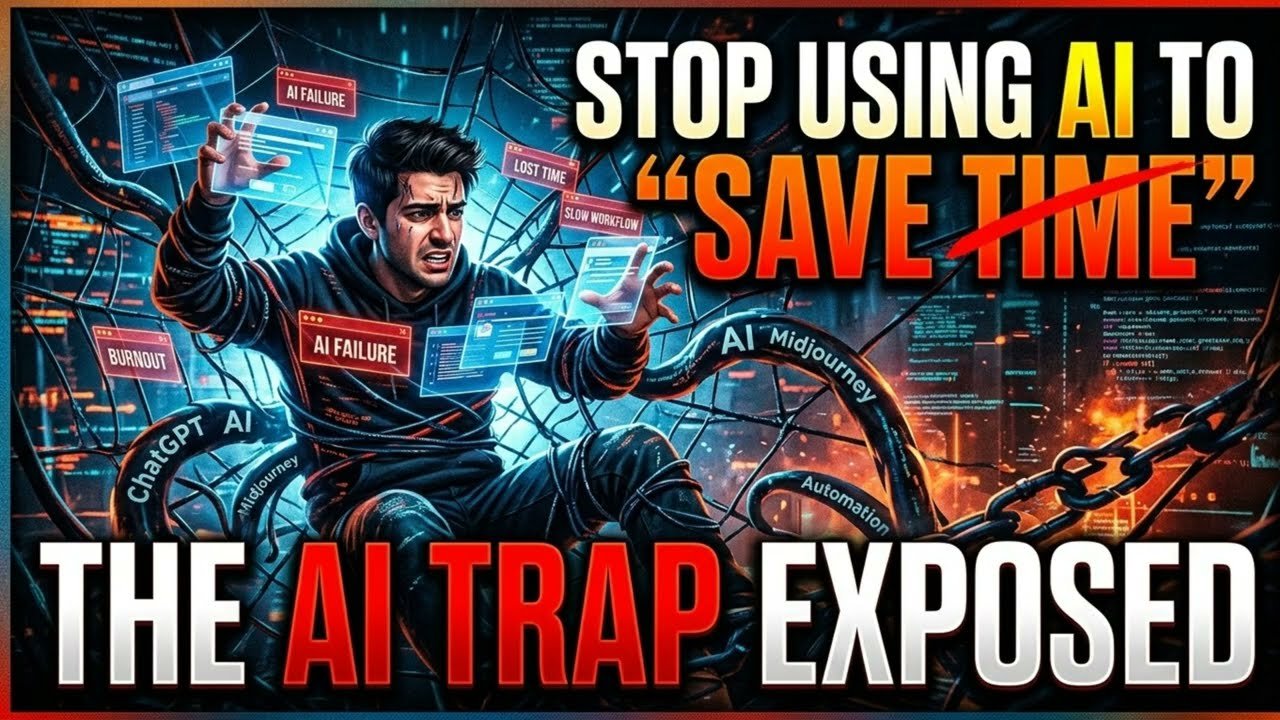 Stop Using AI to “Save Time” (The AI Productivity Trap Exposed)