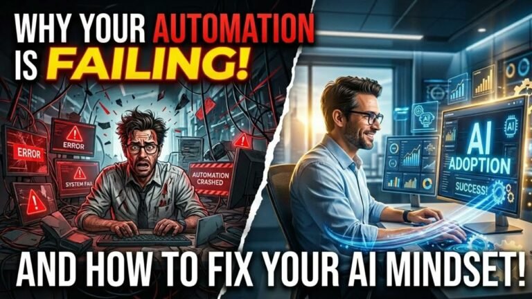 Why Your Automation is Failing (And How to Fix Your AI Mindset) 🧠