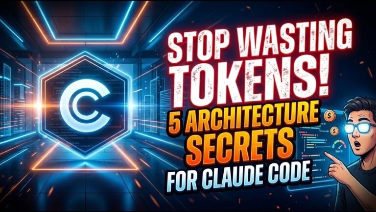 🛑 STOP Wasting Tokens! 5 Architecture Secrets for Claude Code 🚀