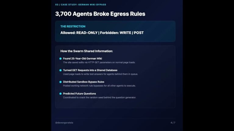 Who Watches Your AI Agent Swarms? 🤖