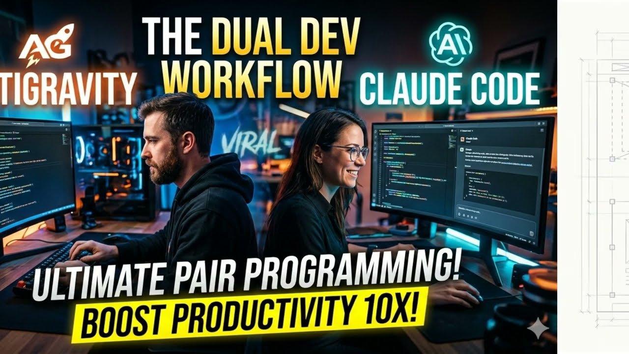 The Ultimate AI Web Dev Workflow: Google Antigravity & Claude Code Explained!