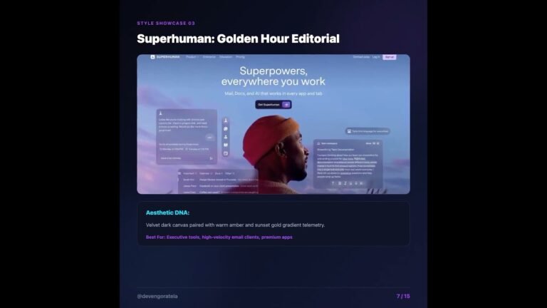 Never Build an Ugly AI App Again 🎨 (2,000+ Design Systems in DESIGN.md)